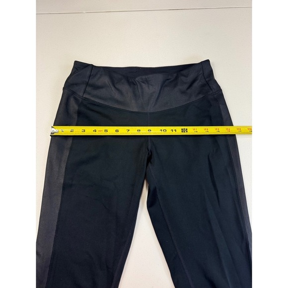 New Balance Athletic Leggings Women's Solid Black Side Panel Detail M - Picture 4 of 8